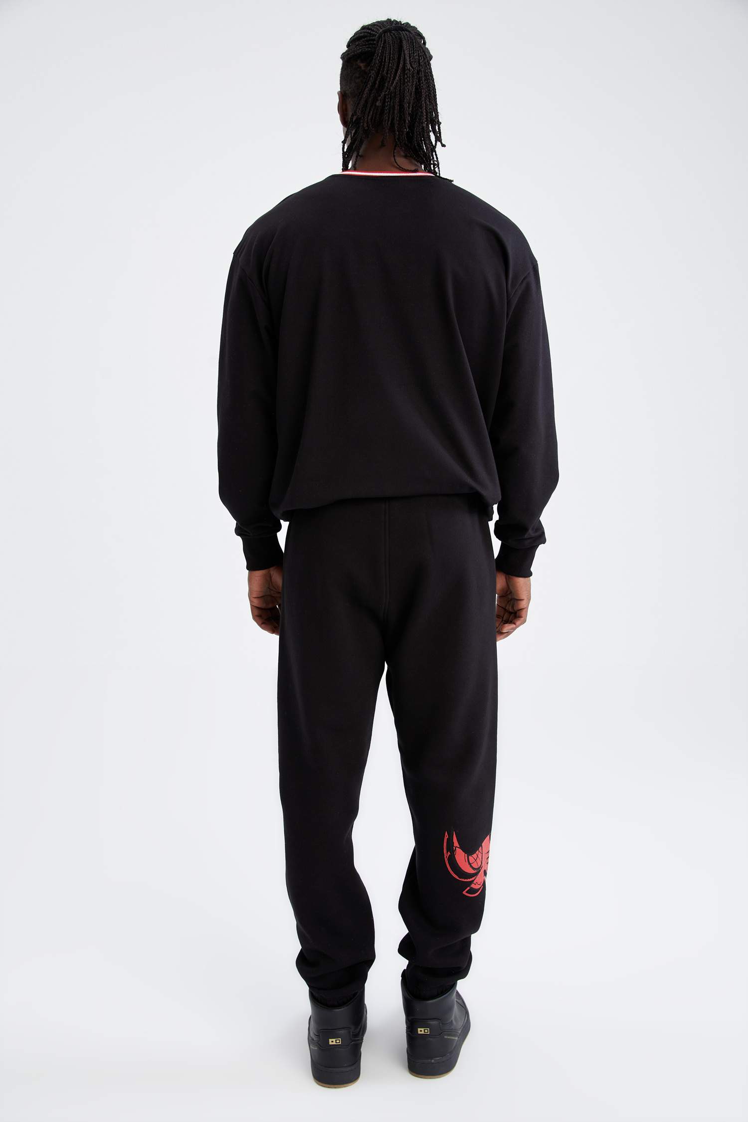 NBA Chicago Bulls Lisanslı Oversize Fit Jogger Eşofman Altı