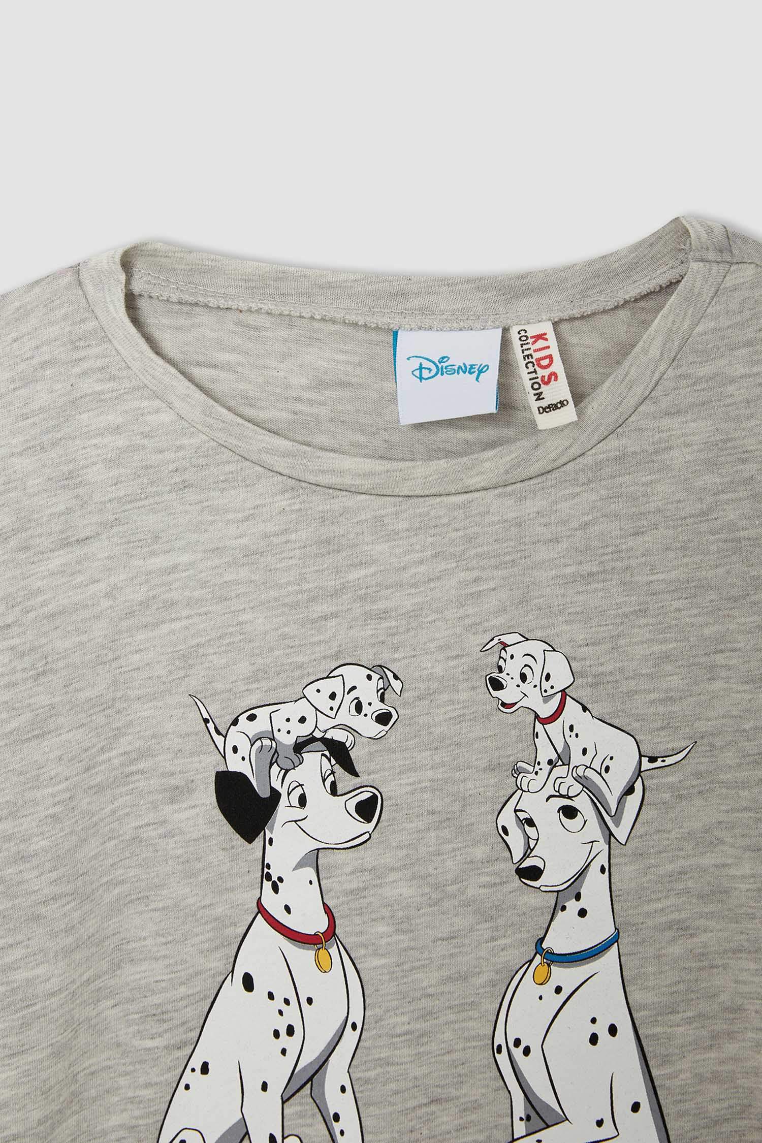Kız Çocuk 101 Dalmatians Lisanslı Uzun Kollu Pijama Takım