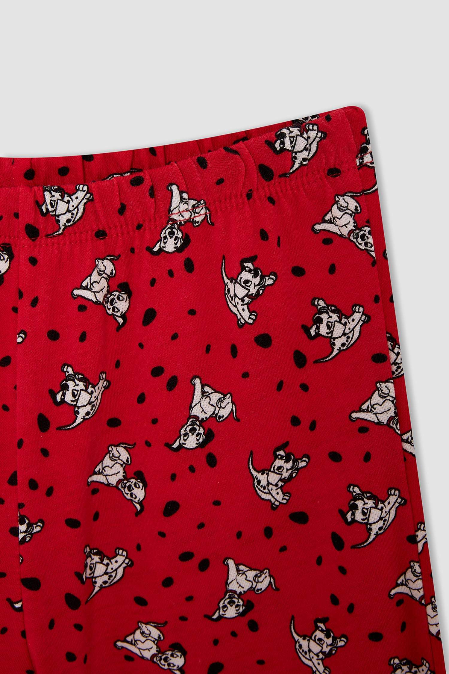 Kız Çocuk 101 Dalmatians Lisanslı Uzun Kollu Pijama Takım