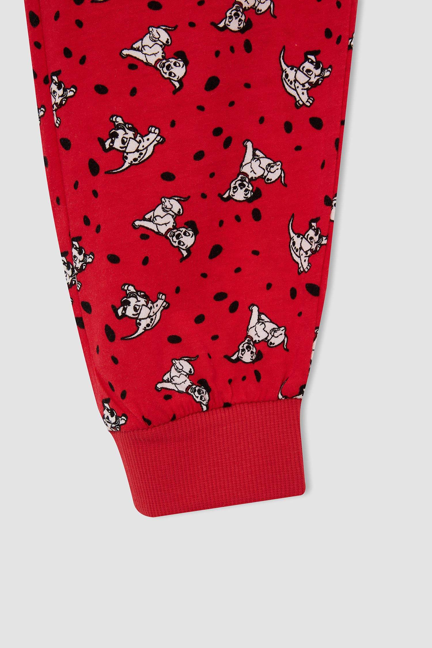 Kız Çocuk 101 Dalmatians Lisanslı Uzun Kollu Pijama Takım