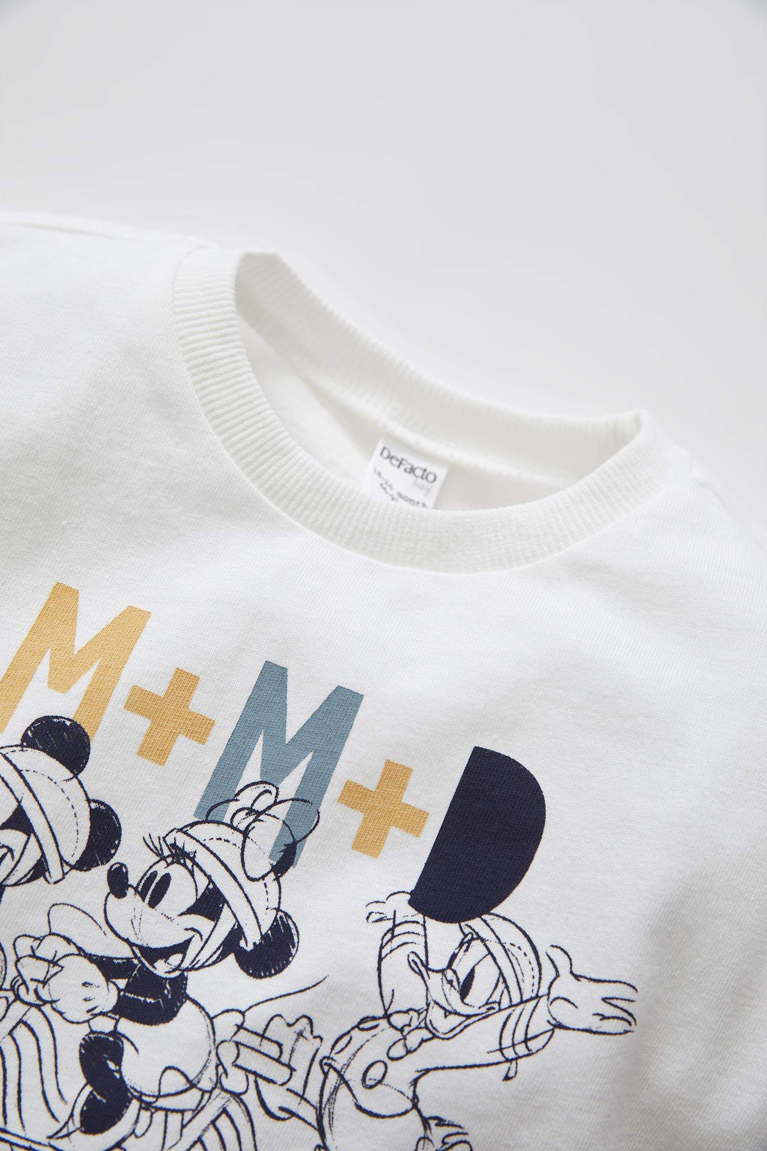 Unisex Mickey Mouse Lisanslı Kısa Kollu Tişört Ve Şort Takımı