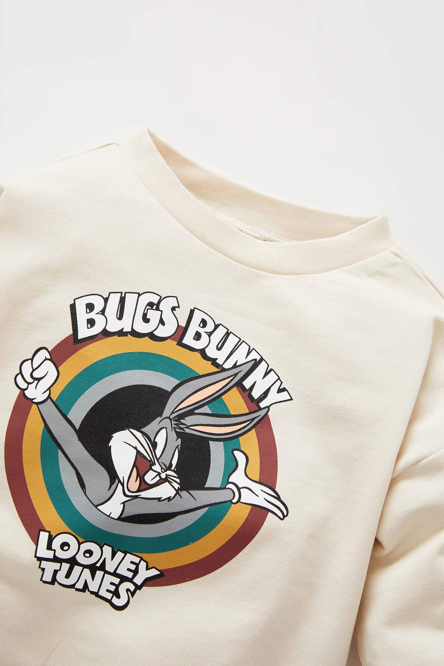 Erkek Bebek Looney Tunes Lisanslı 2'li Takım