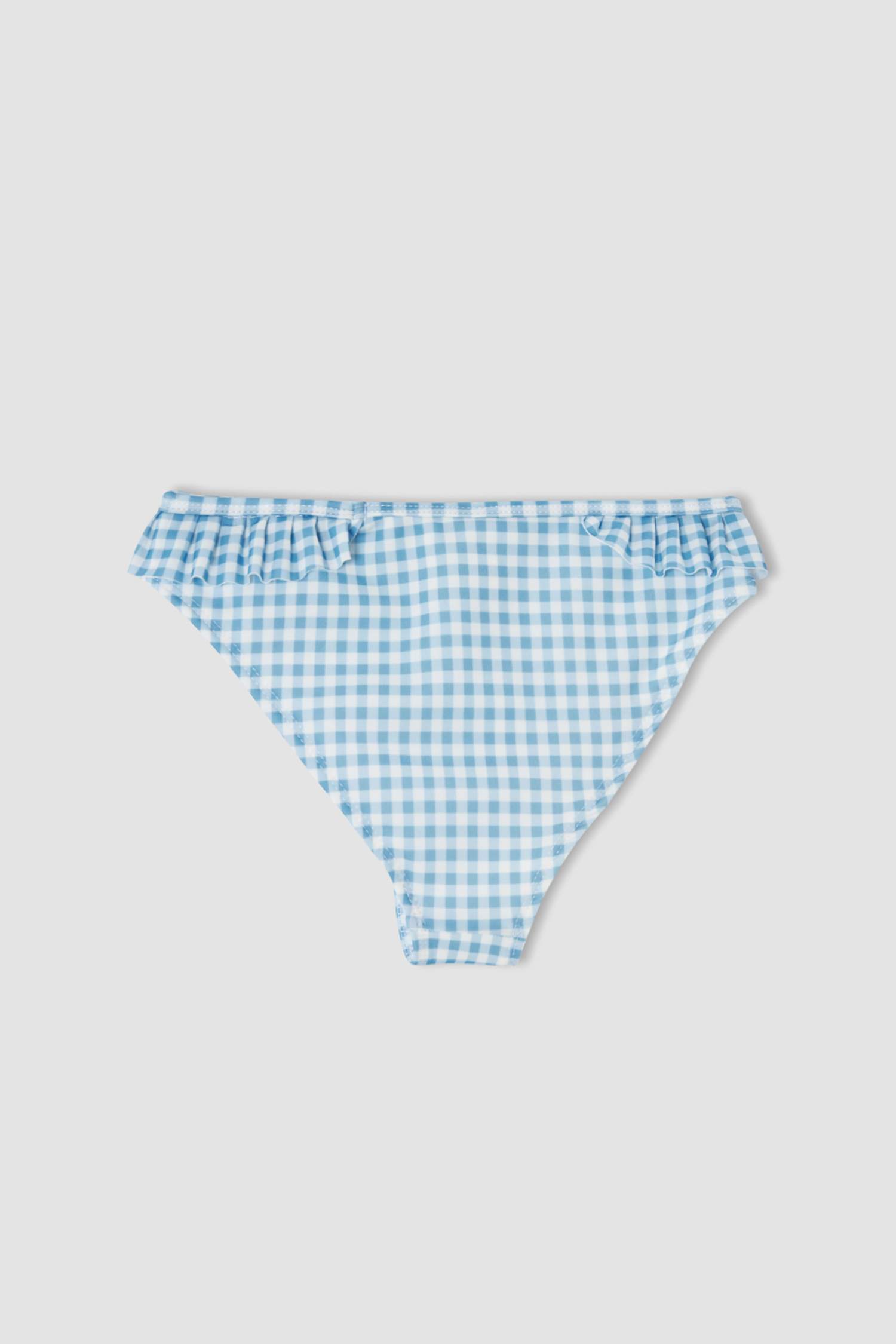 Kız Çocuk Pötikareli Esnek Bikini Takımı