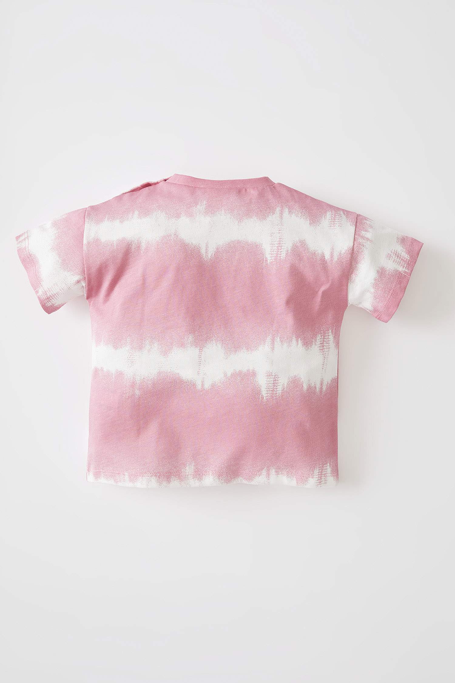 Unisex Batik Desenli Kısa Kollu Tişört