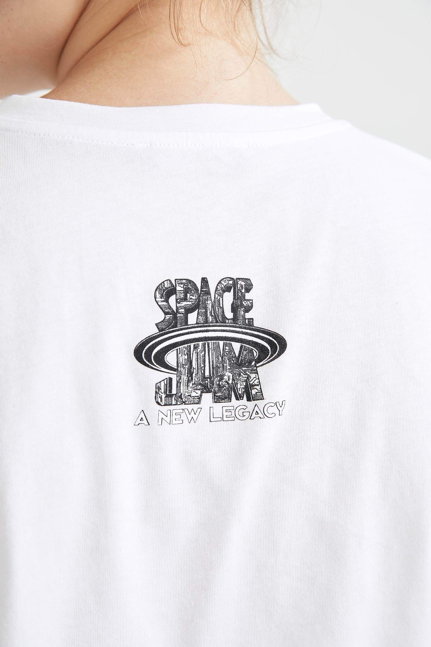 Coool NBA X Space Jam 2 Boston Celtics Lisanslı Relax Fit Crop Tişört