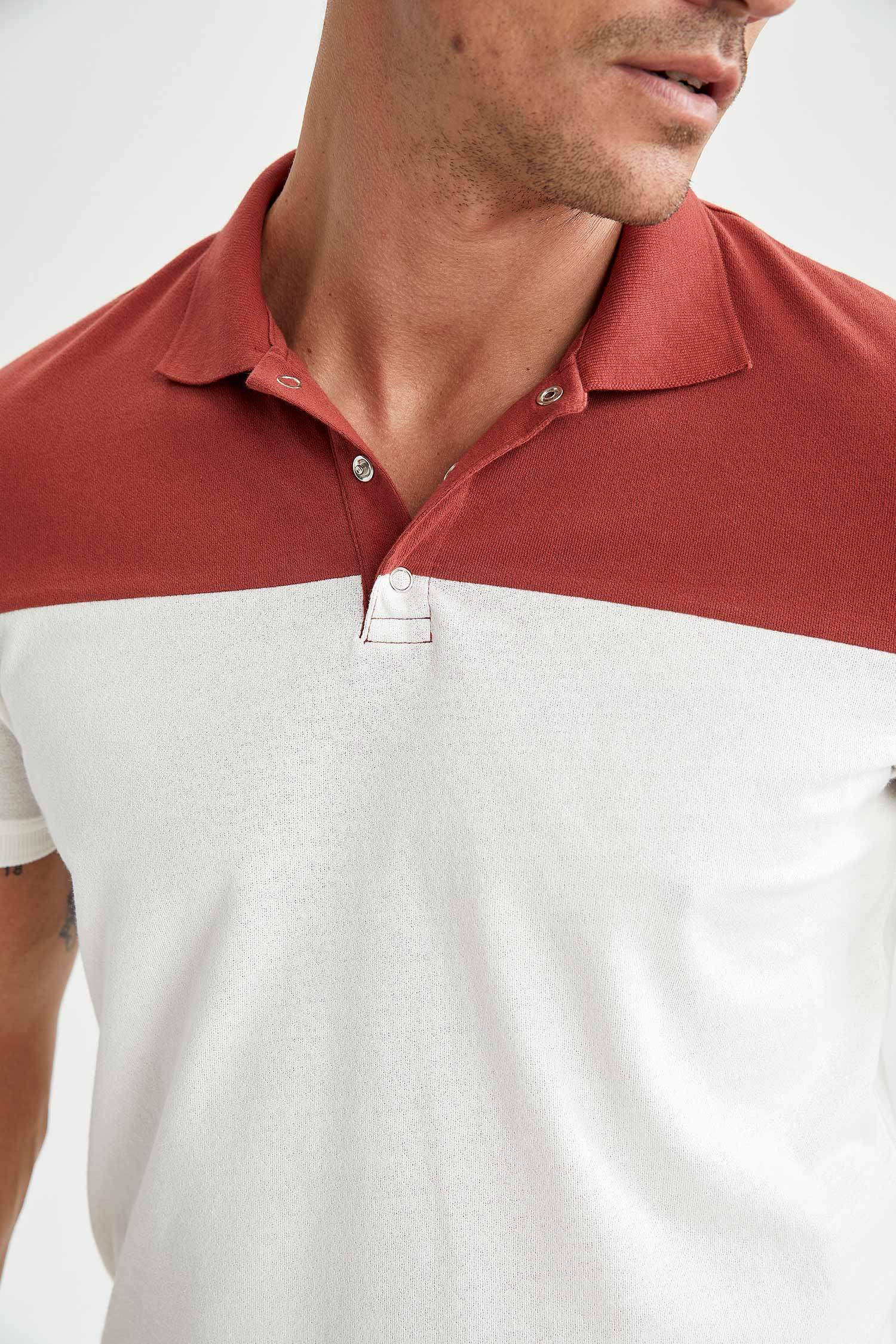 Modern Fit Polo Yaka Kısa Kollu Tişört