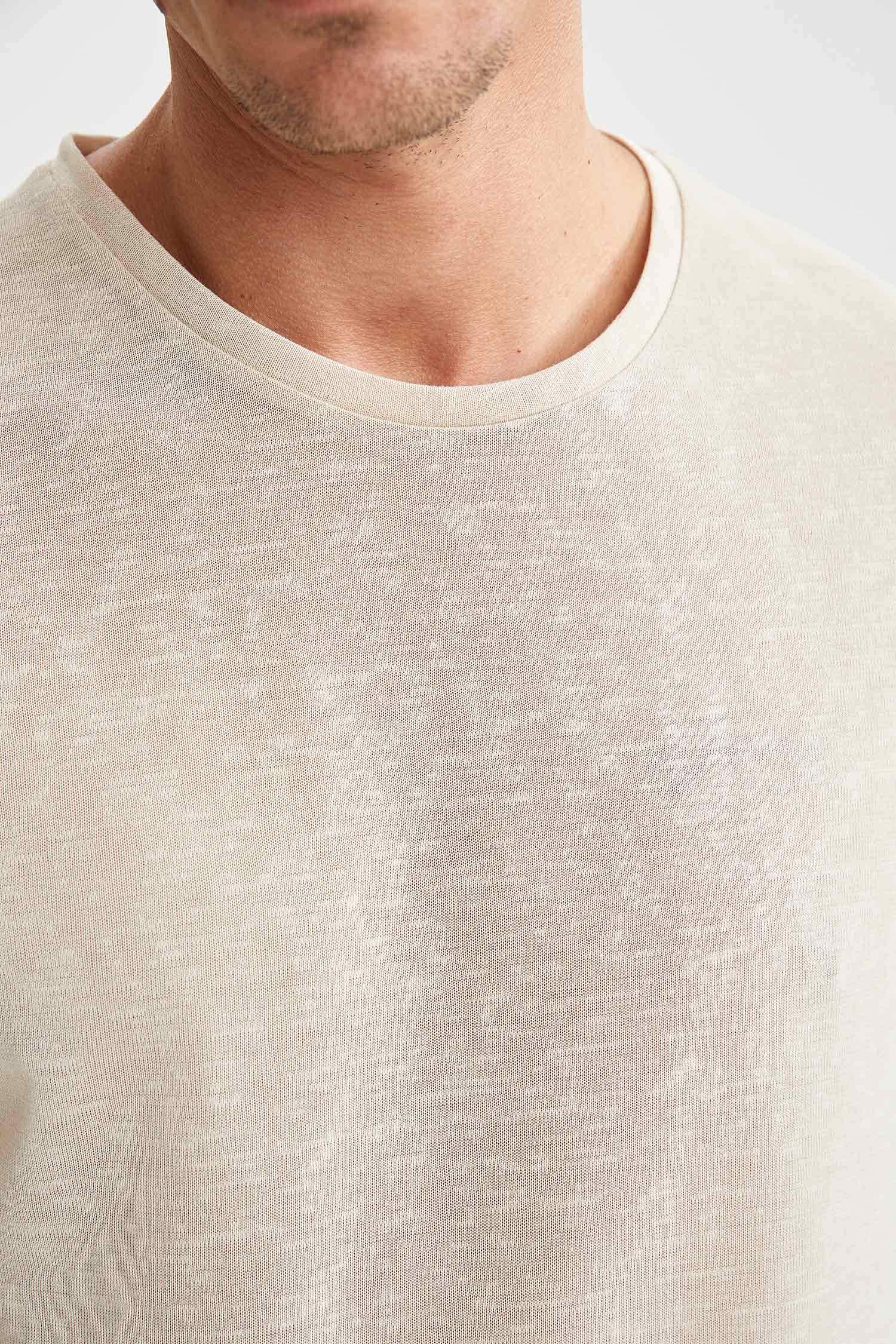 Relax Fit Bisiklet Yaka Basic Kısa Kollu Tişört