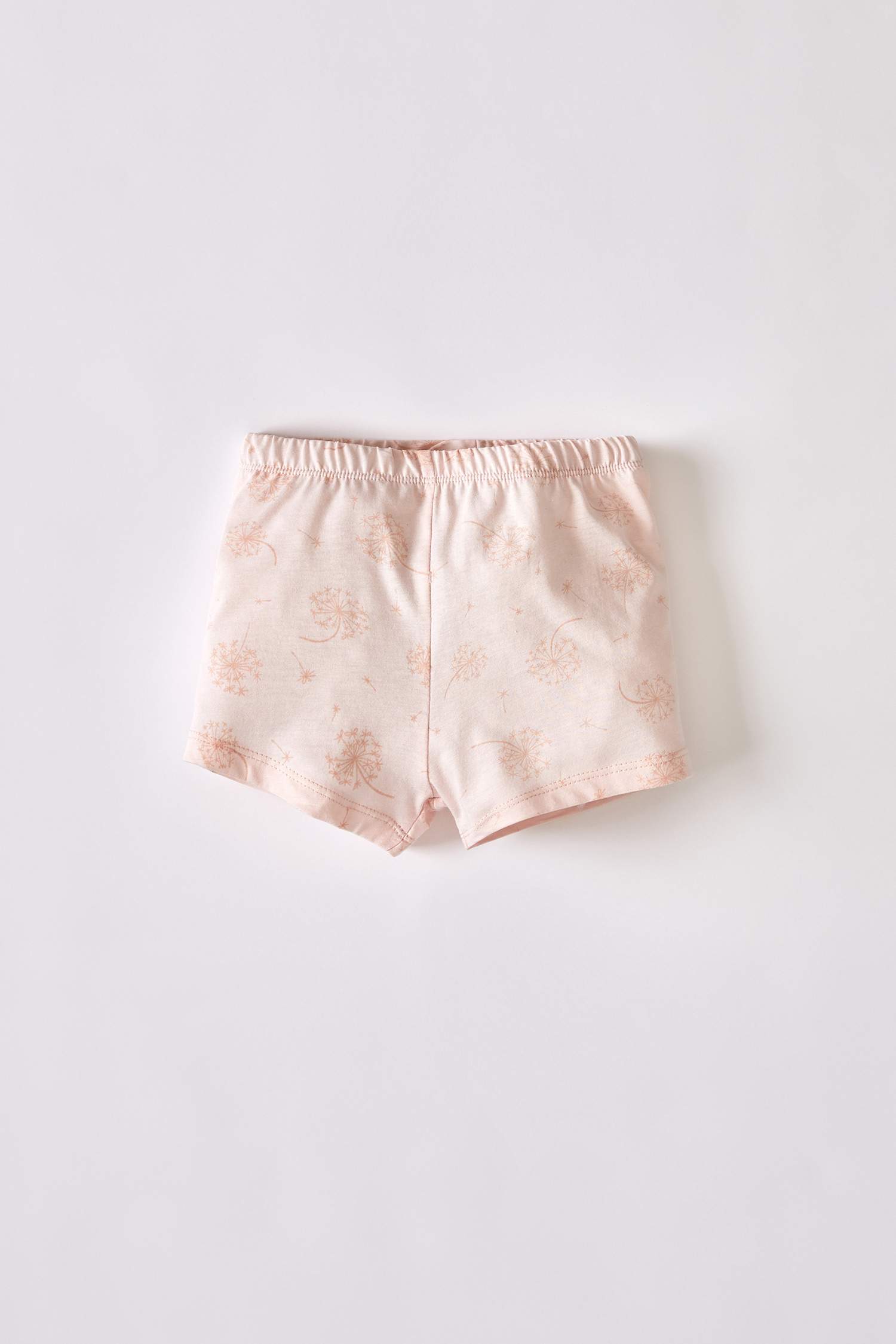 Kız Bebek Desenli Kısa Kollu Pijama Takımı