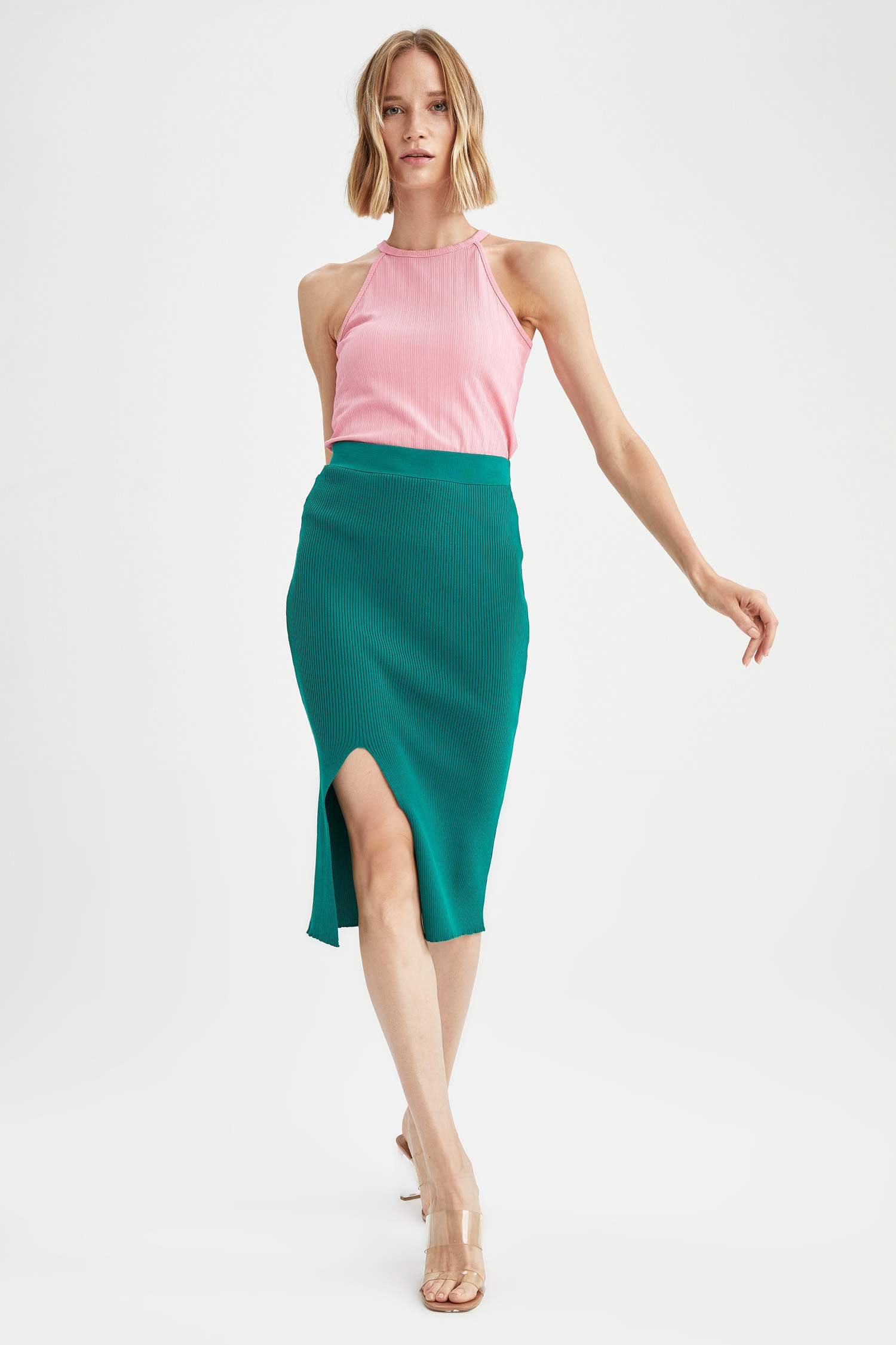 Halter Yaka Relax Fit Kaşkorse Atlet