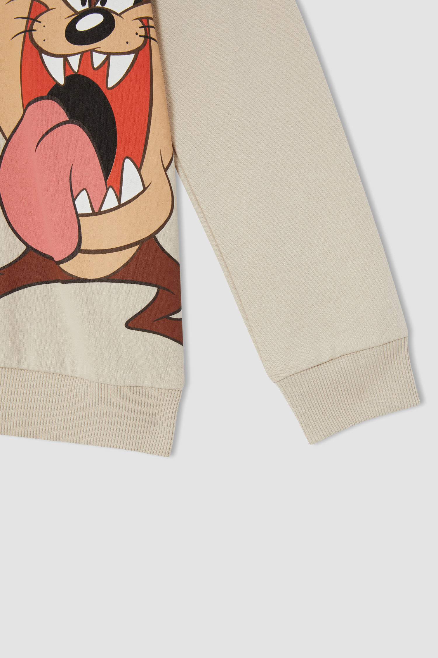 Erkek Çocuk Looney Tunes Lisanslı Regular Fit Lisanslı Bisiklet Yaka Sweatshirt