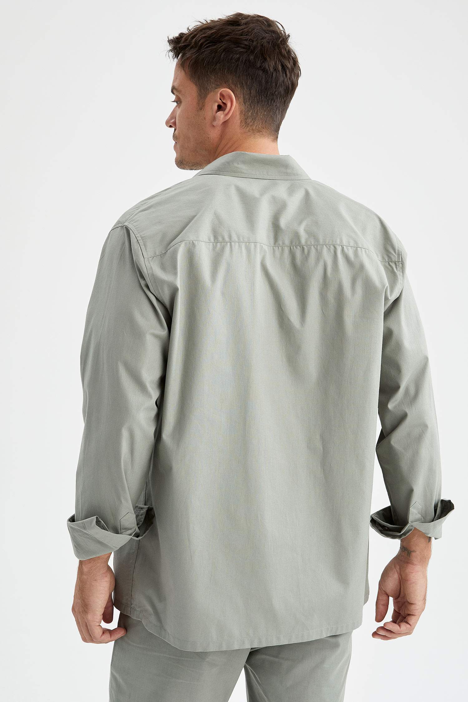 Regular Fit Basic Uzun Kollu Gömlek