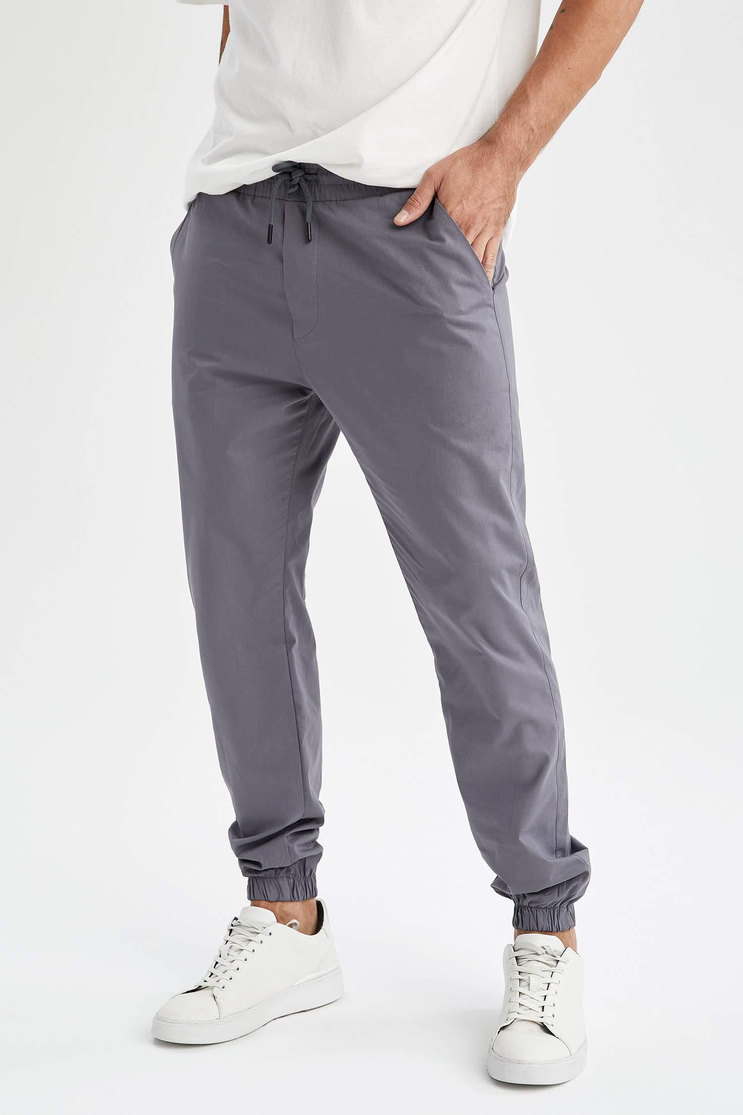 Jogger Fit Poplin Chino Pantolon