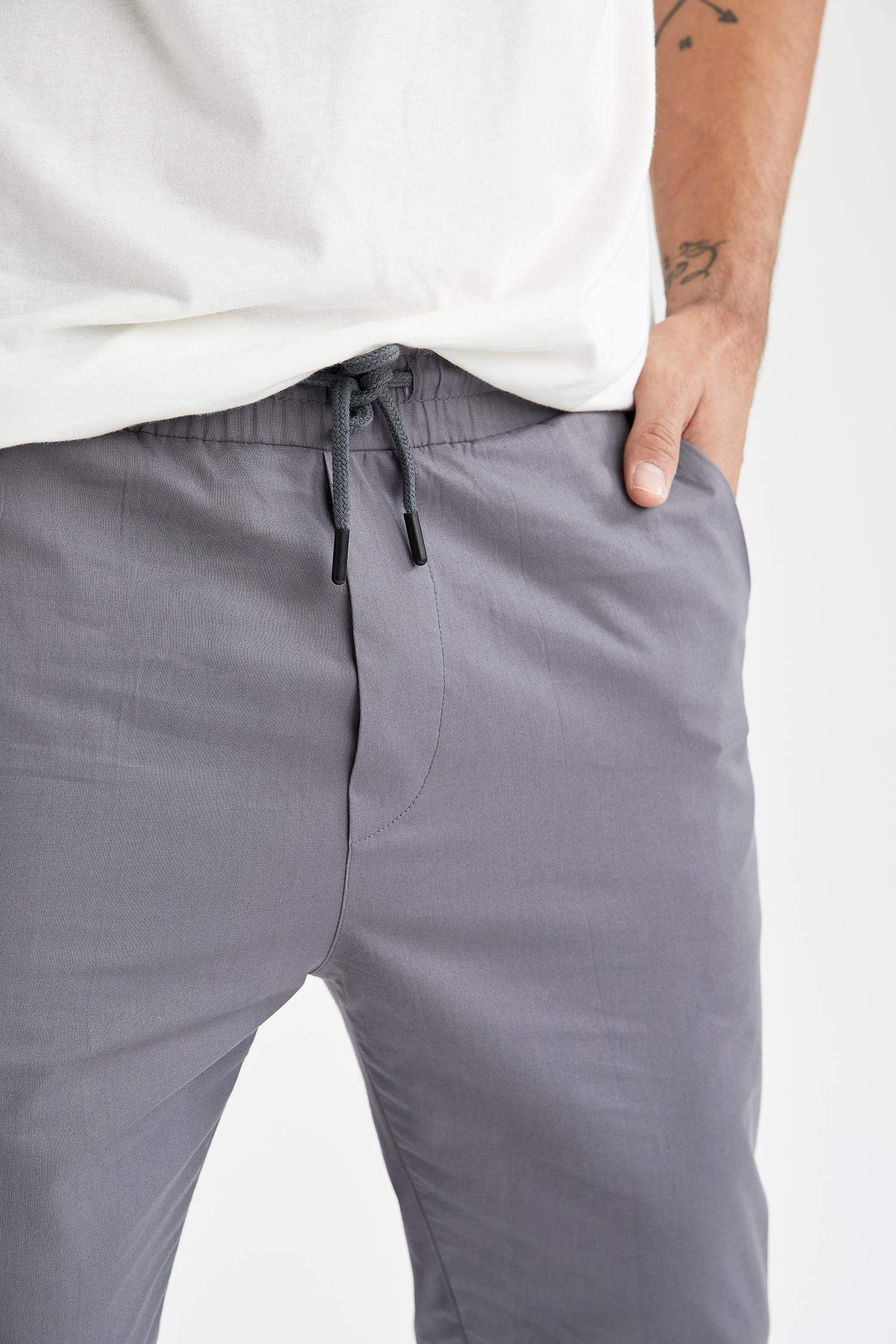 Jogger Fit Poplin Chino Pantolon