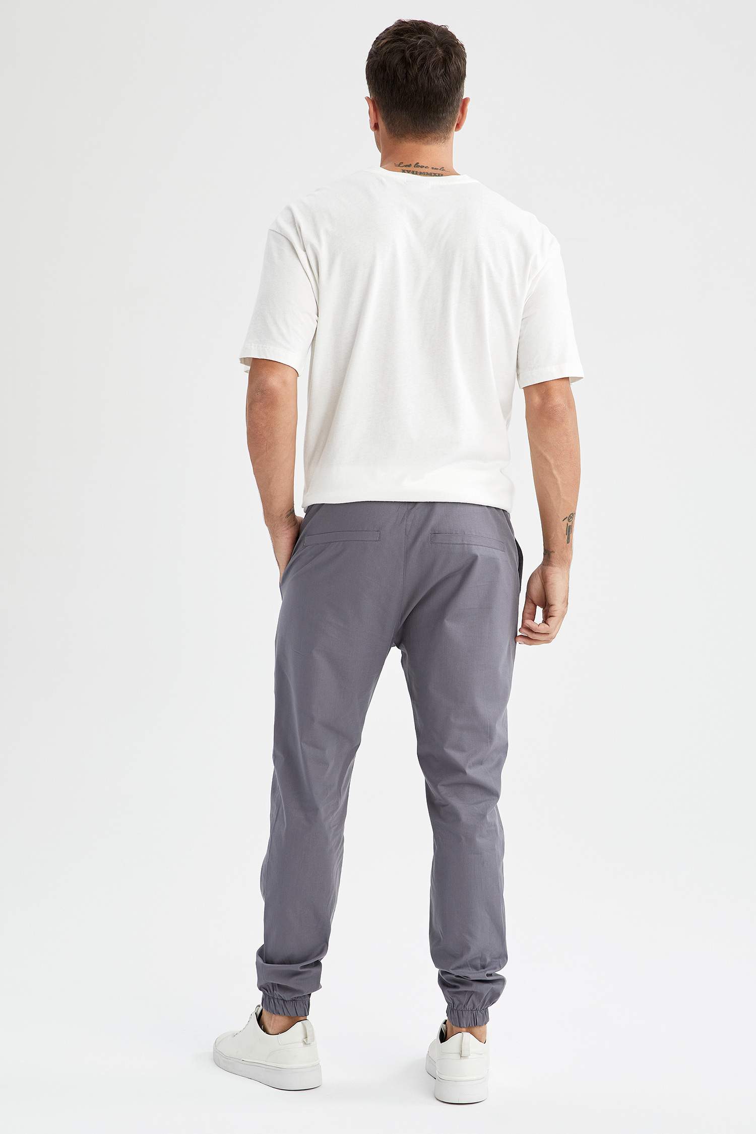 Jogger Fit Poplin Chino Pantolon