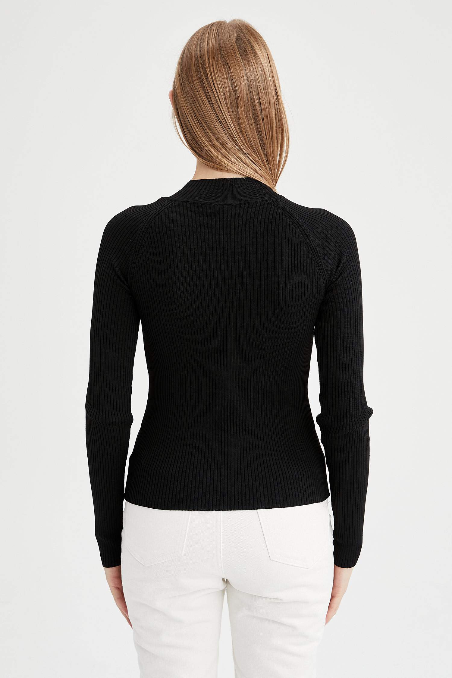 Balıkçı Yaka Slim Fit Triko Kazak