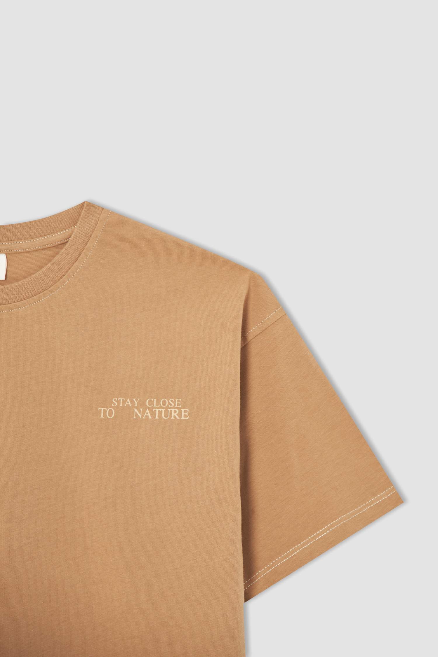 Erkek Çocuk Oversize Fit Baskılı Kısa Kollu Tişört