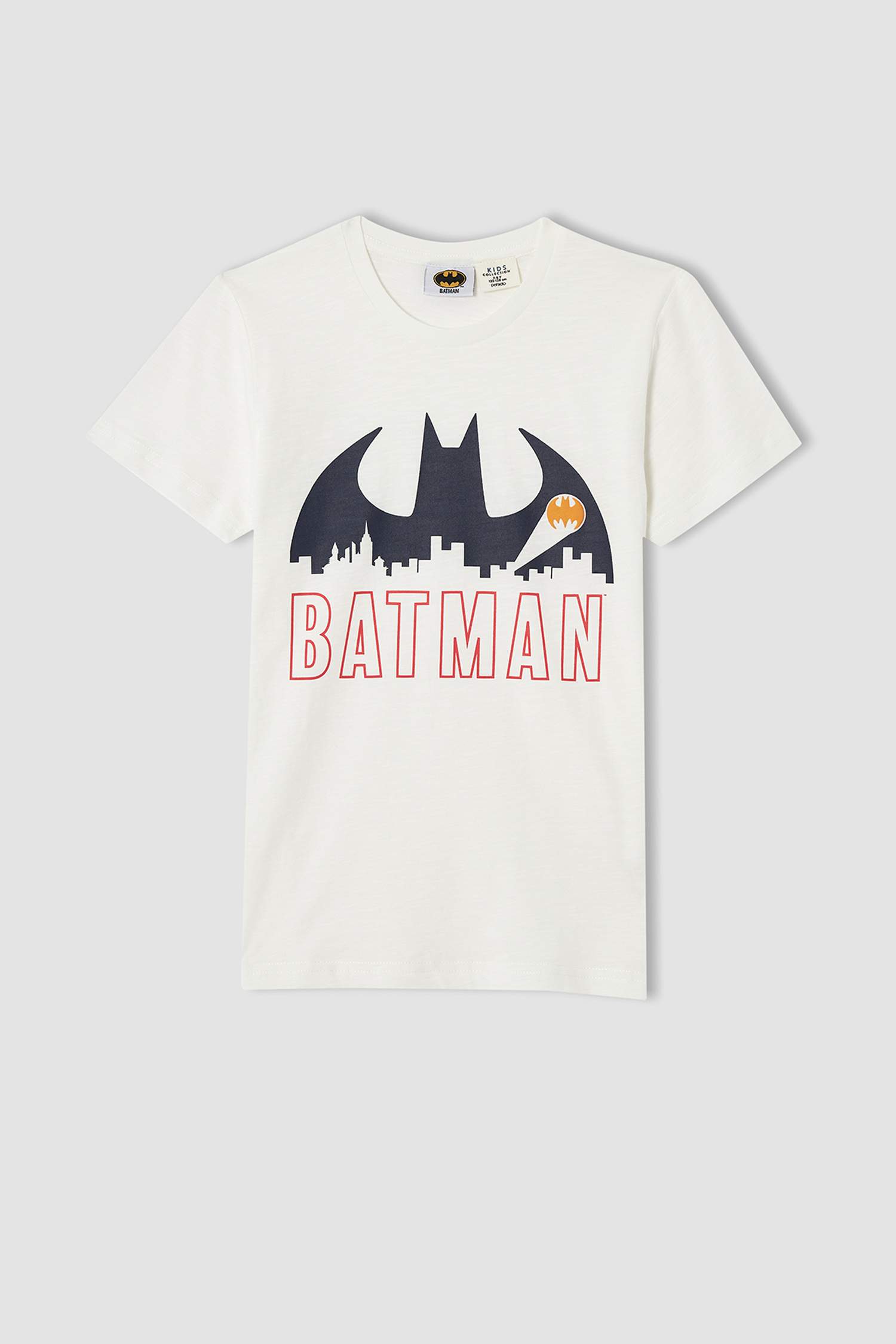 Erkek Çocuk Batman Lisanslı Kısa Kollu Pijama Takımı