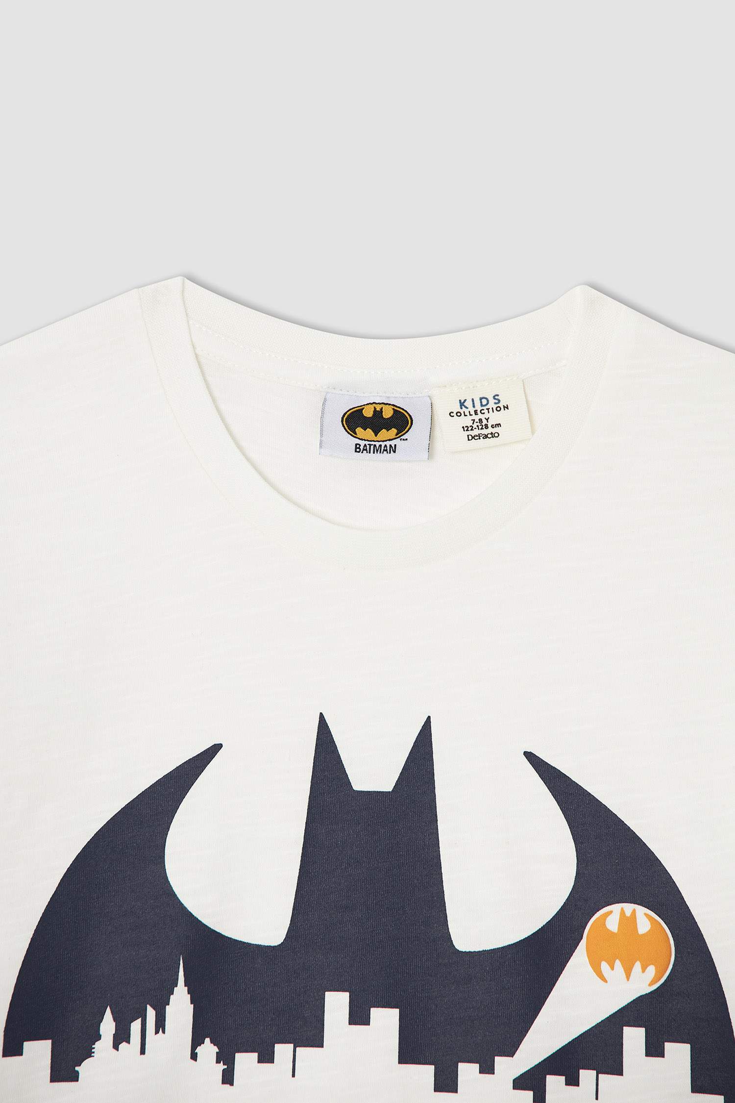 Erkek Çocuk Batman Lisanslı Kısa Kollu Pijama Takımı