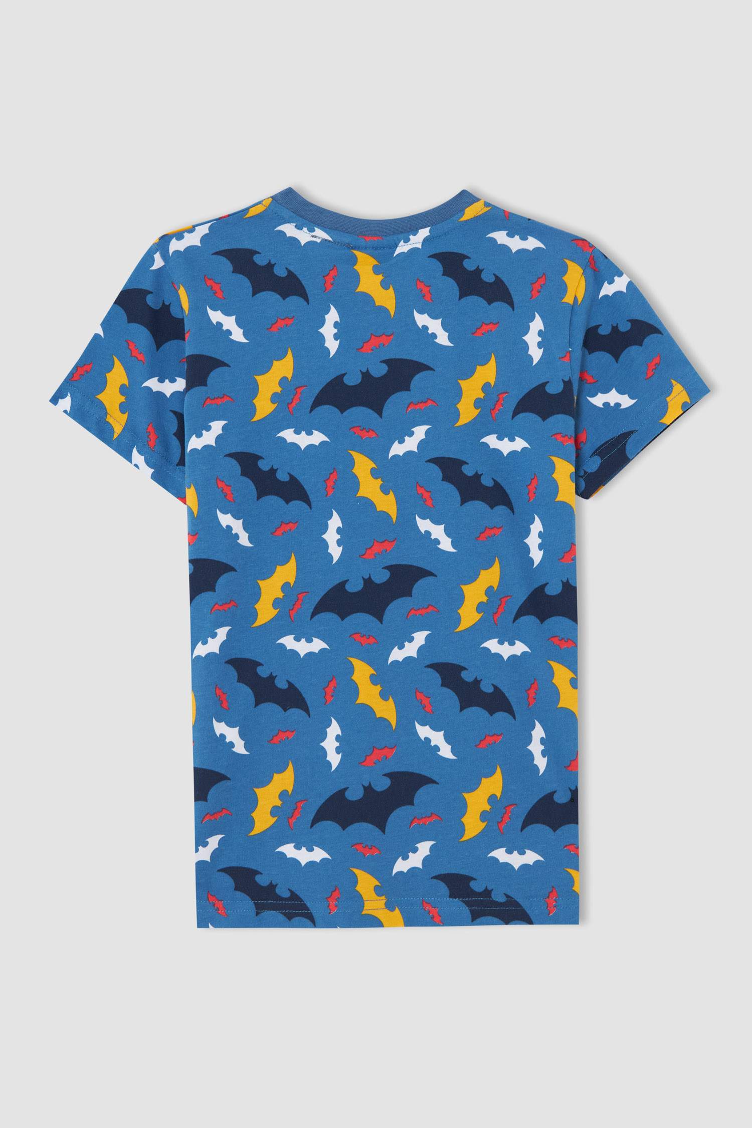 Erkek Çocuk Batman Lisanslı Kısa Kollu Pijama Takımı