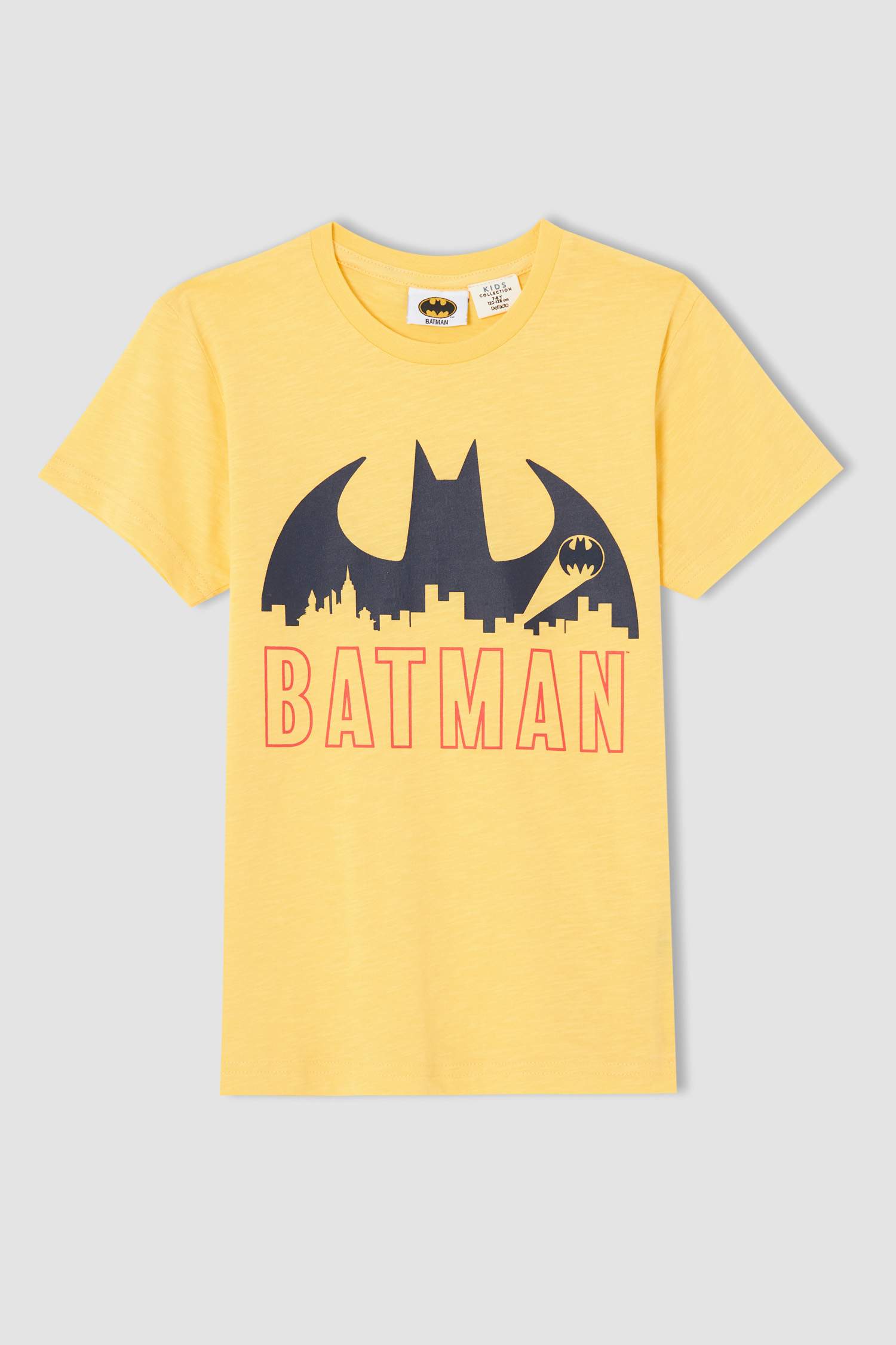 Erkek Çocuk Batman Lisanslı Kısa Kollu Pijama Takımı