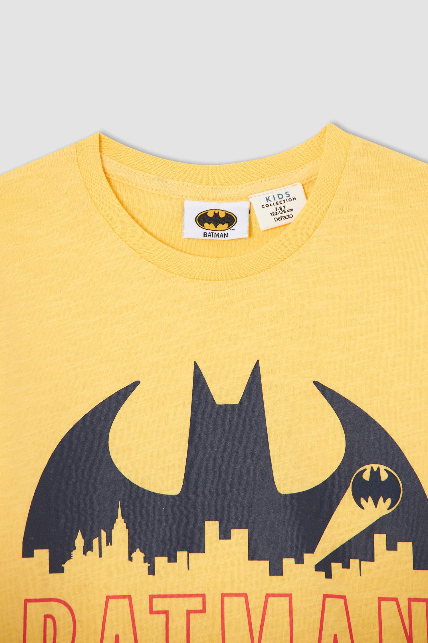 Erkek Çocuk Batman Lisanslı Kısa Kollu Pijama Takımı