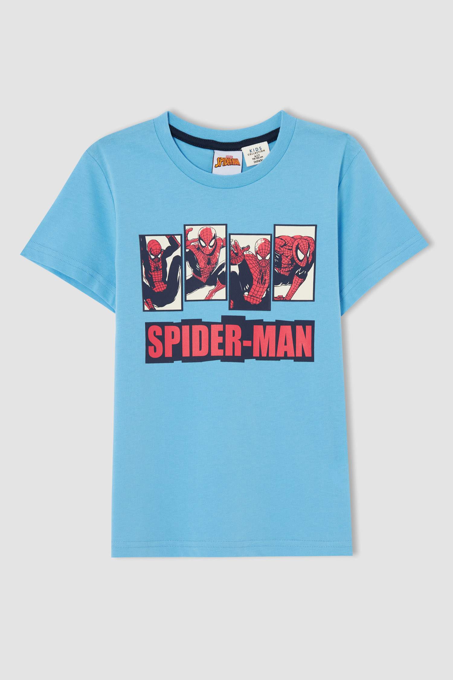 Erkek Çocuk Spider Man Lisanslı Kısa Kollu Pijama Takımı