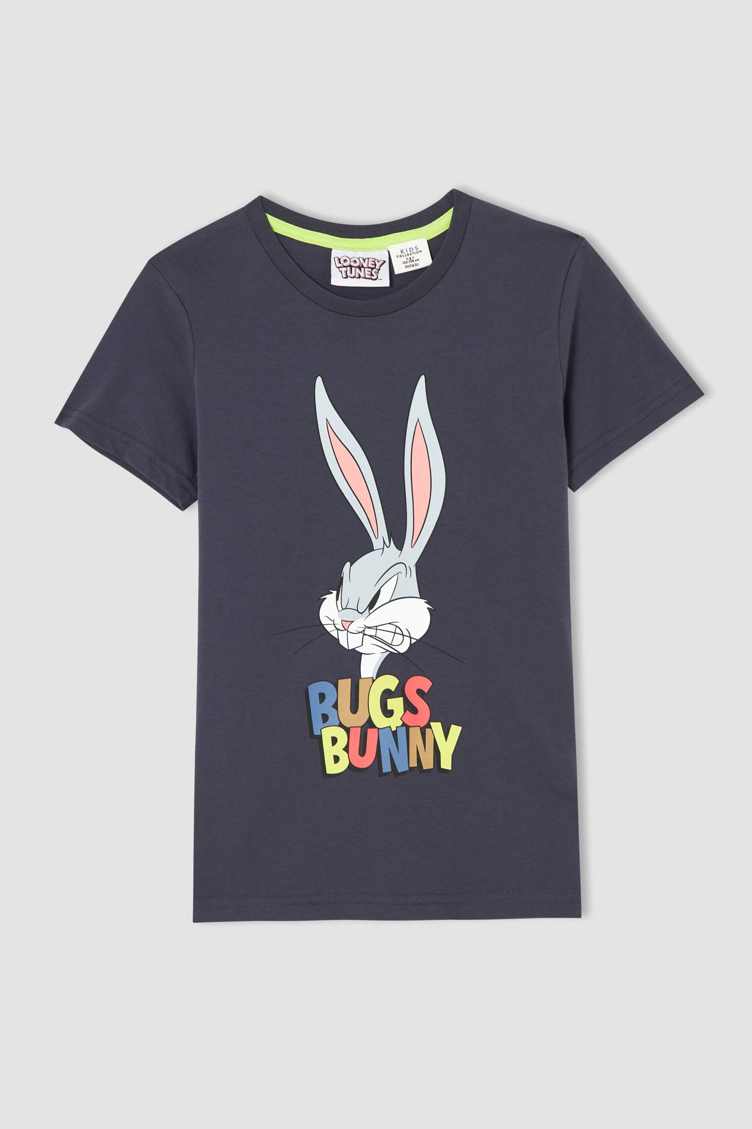 Erkek Çocuk Bugs Bunny Lisanslı Kısa Kollu Pijama Takımı