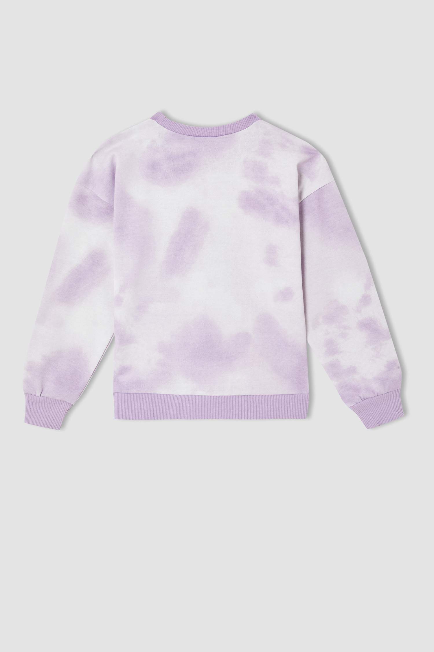 Kız Çocuk SmileyWorld Lisanslı Regular Fit Bisiklet Yaka Sweatshirt