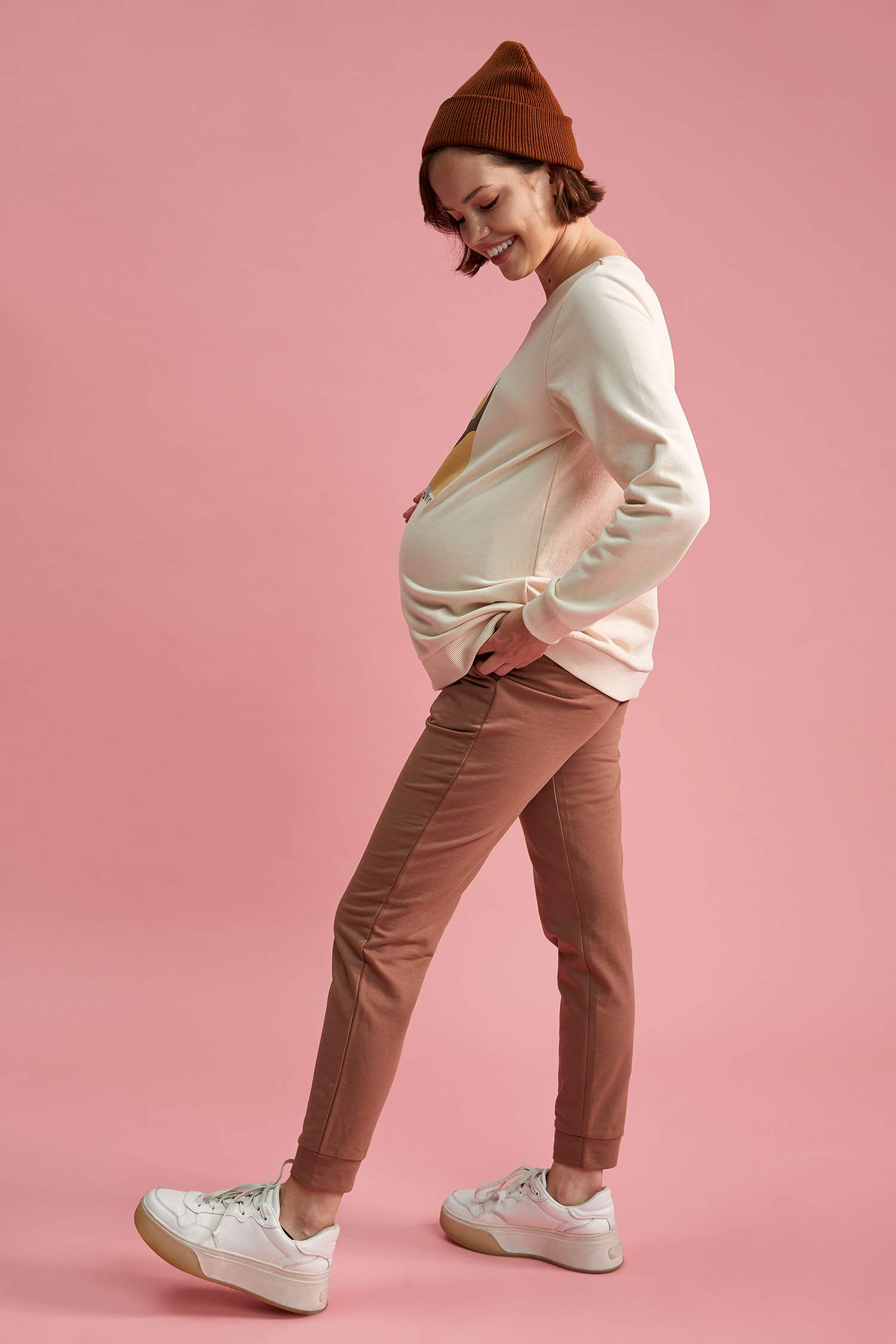 Hamile Relax Fit Jogger Eşofman Alt