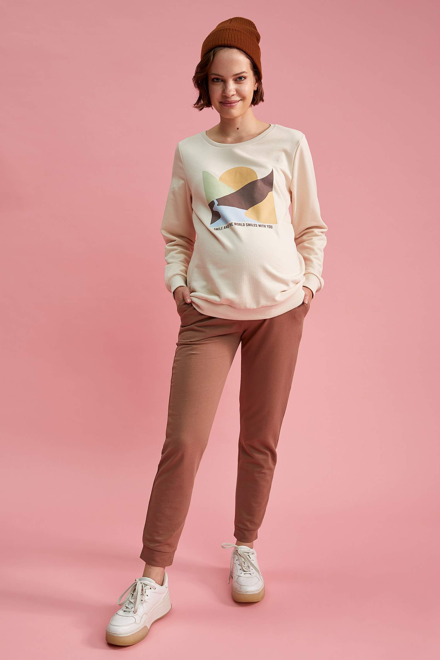 Hamile Relax Fit Jogger Eşofman Alt