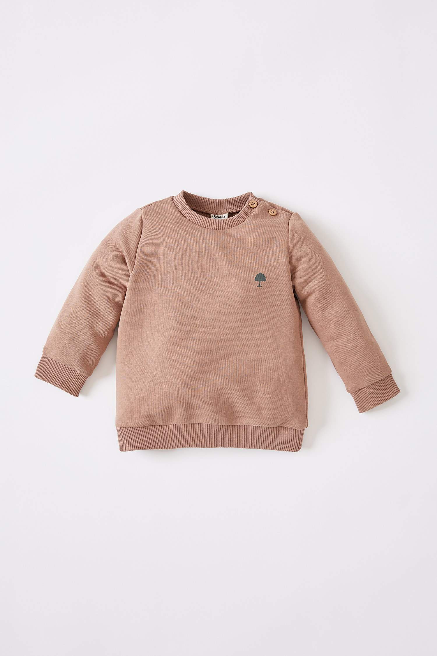 Erkek Bebek Regular Fit Baskılı Sweatshirt