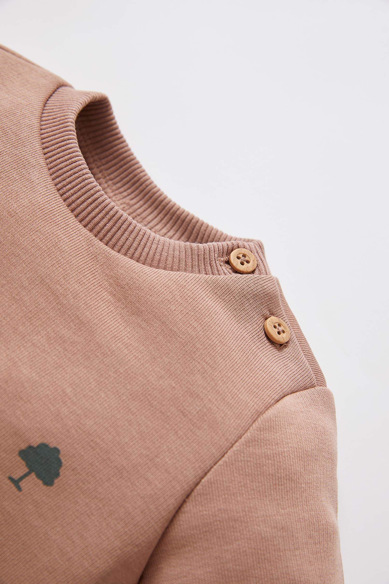 Erkek Bebek Regular Fit Baskılı Sweatshirt