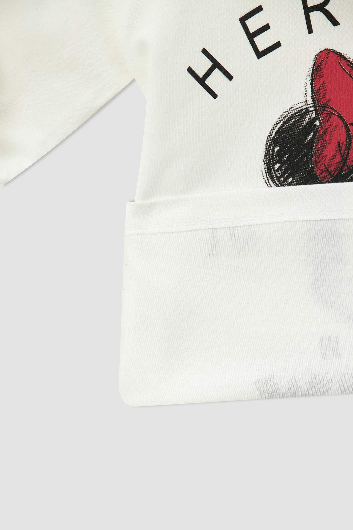 Kız Çocuk Minnie Mouse Lisanslı Uzun Kollu Tişört