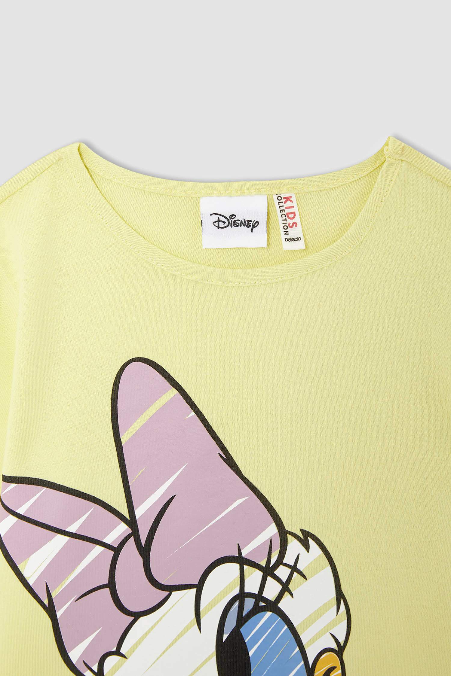 Kız Çocuk Daisy Duck Lisanslı Pamuklu Uzun Kollu Tişört