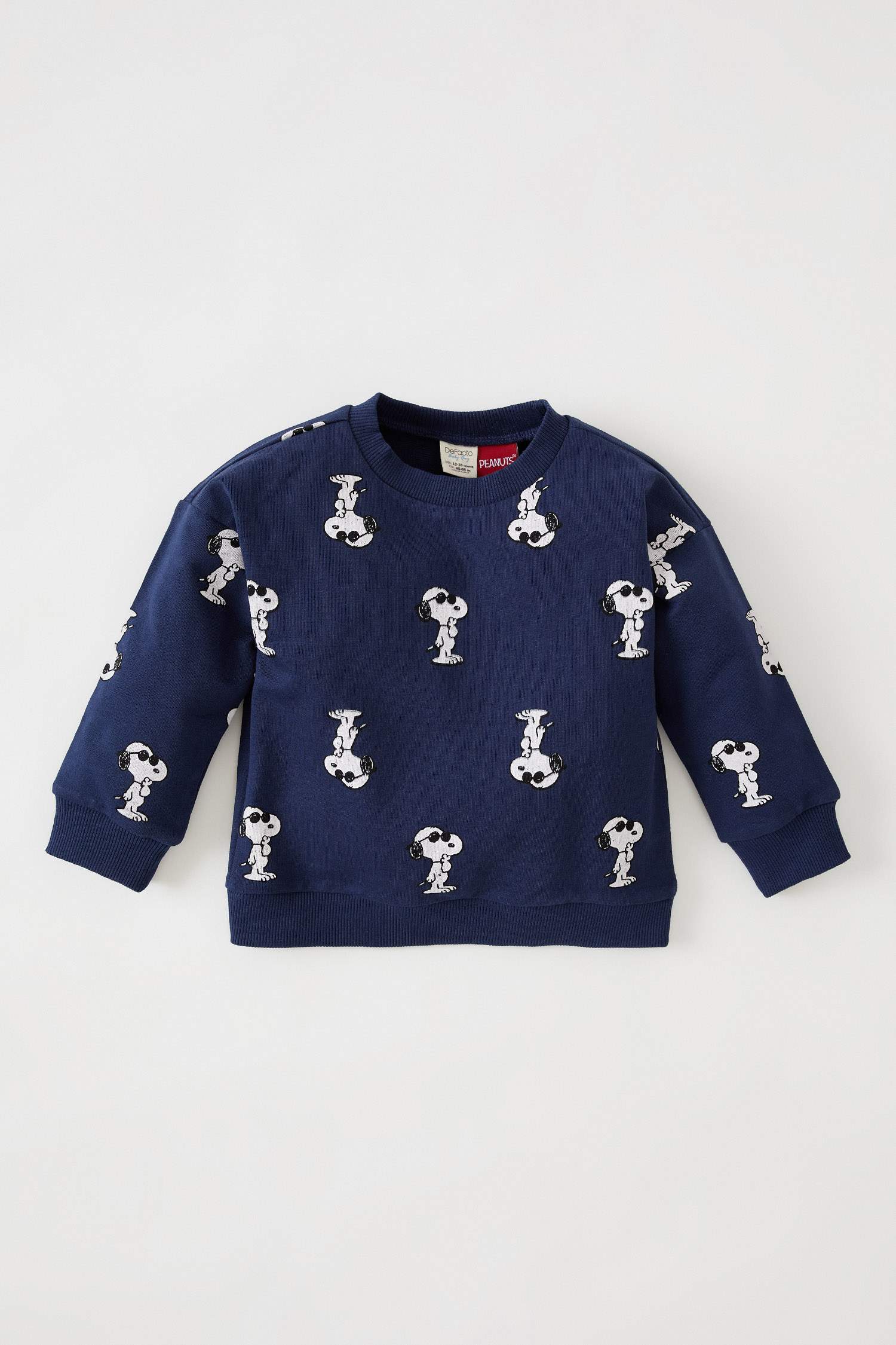 Erkek Bebek Snoopy Lisanslı Regular Fit Sweatshirt