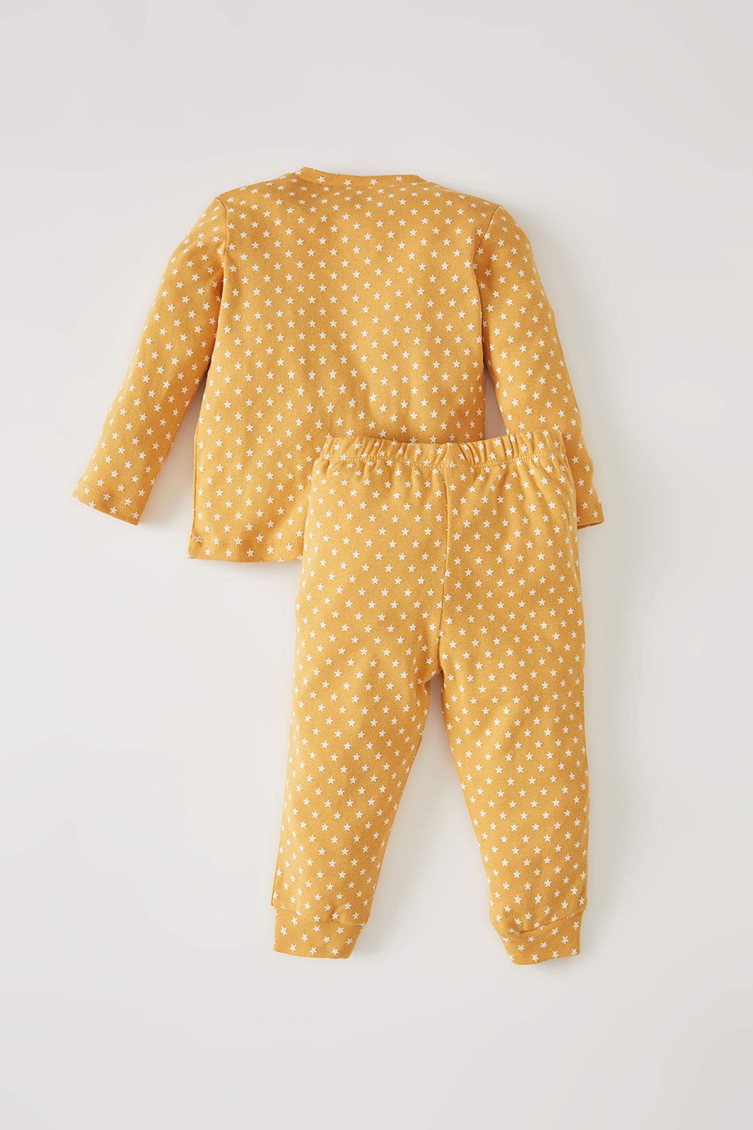 Erkek Bebek Desenli Uzun Kollu Pijama Takımı