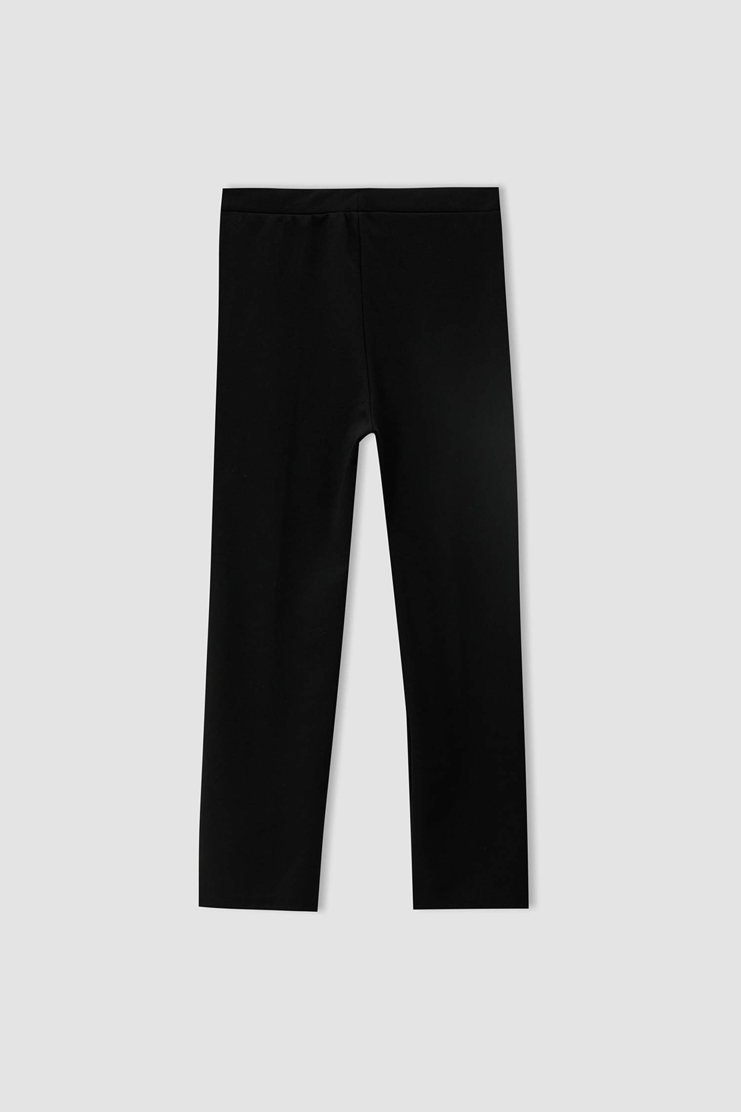 Paça Detaylı Skinny Fit Büyük Beden Tayt