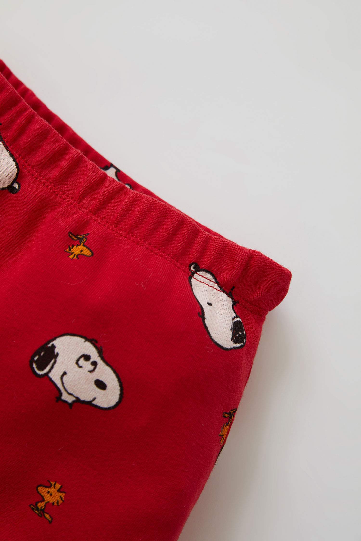 Erkek Bebek Snoopy Lisanslı Uzun Kollu Yeni Doğan 3'lü Takım