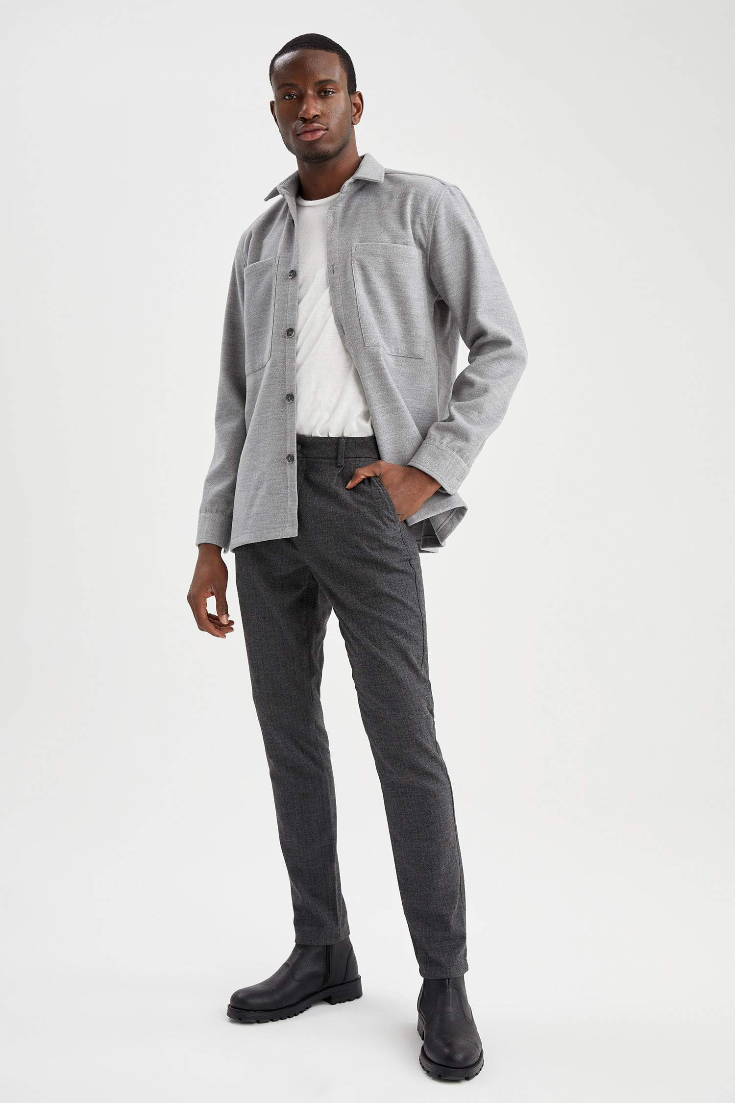 Tailored Fit Kumaş Chino Pantolon