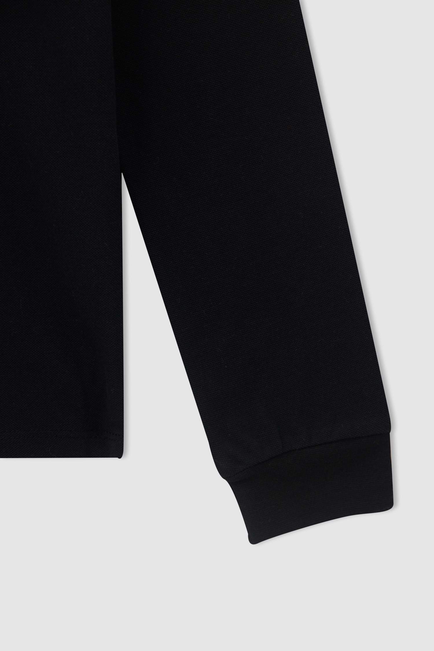 Erkek Çocuk Basic Polo Yaka Uzun Kollu Tişört