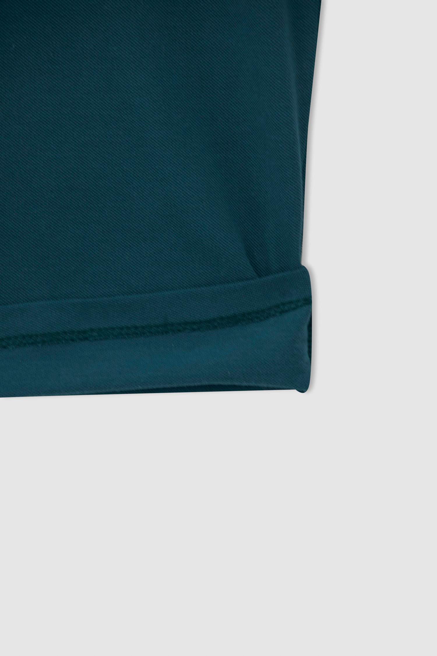 Erkek Çocuk Basic Polo Yaka Uzun Kollu Tişört