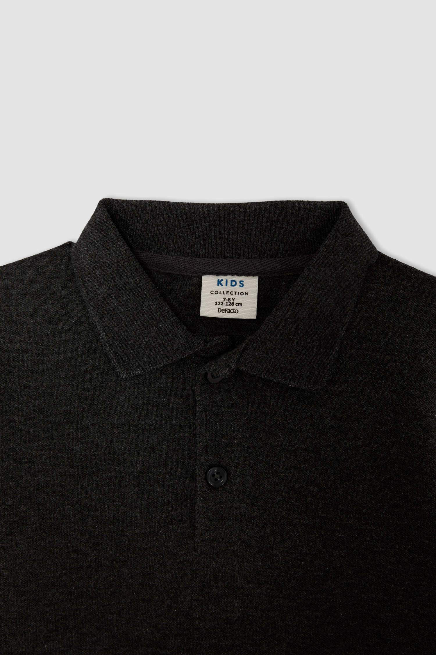 Erkek Çocuk Regular Polo Yaka Uzun Kollu Tişört