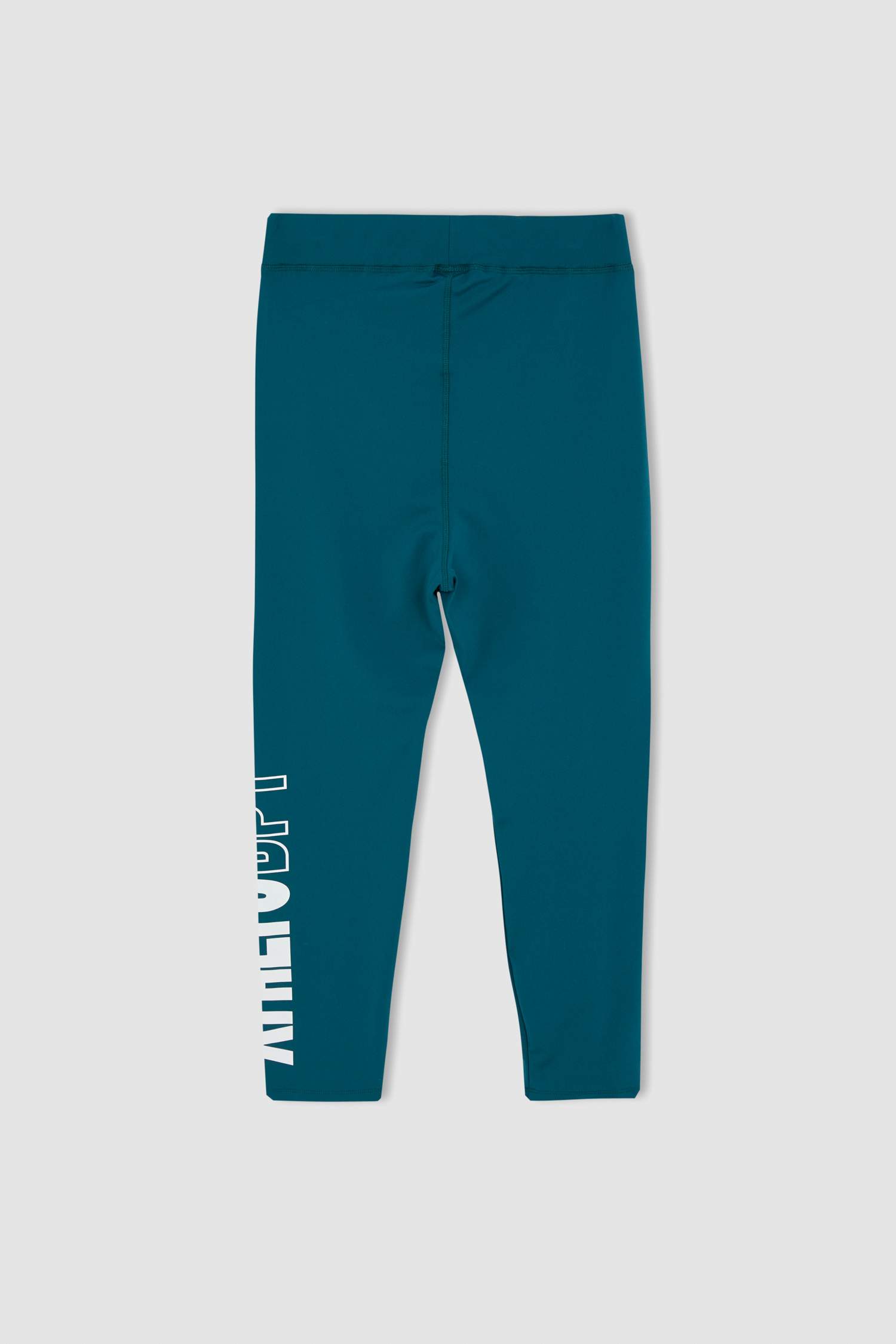 Slim Long Fit Baskılı Büyük Beden Tayt