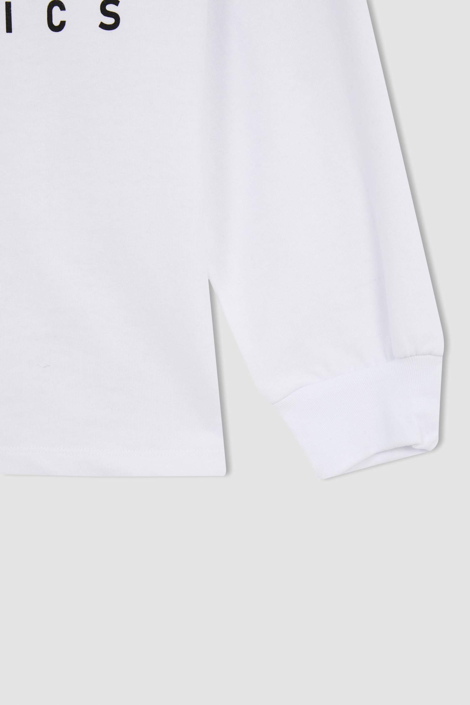 Oversize Fit Baskılı Büyük Beden Sweatshirt