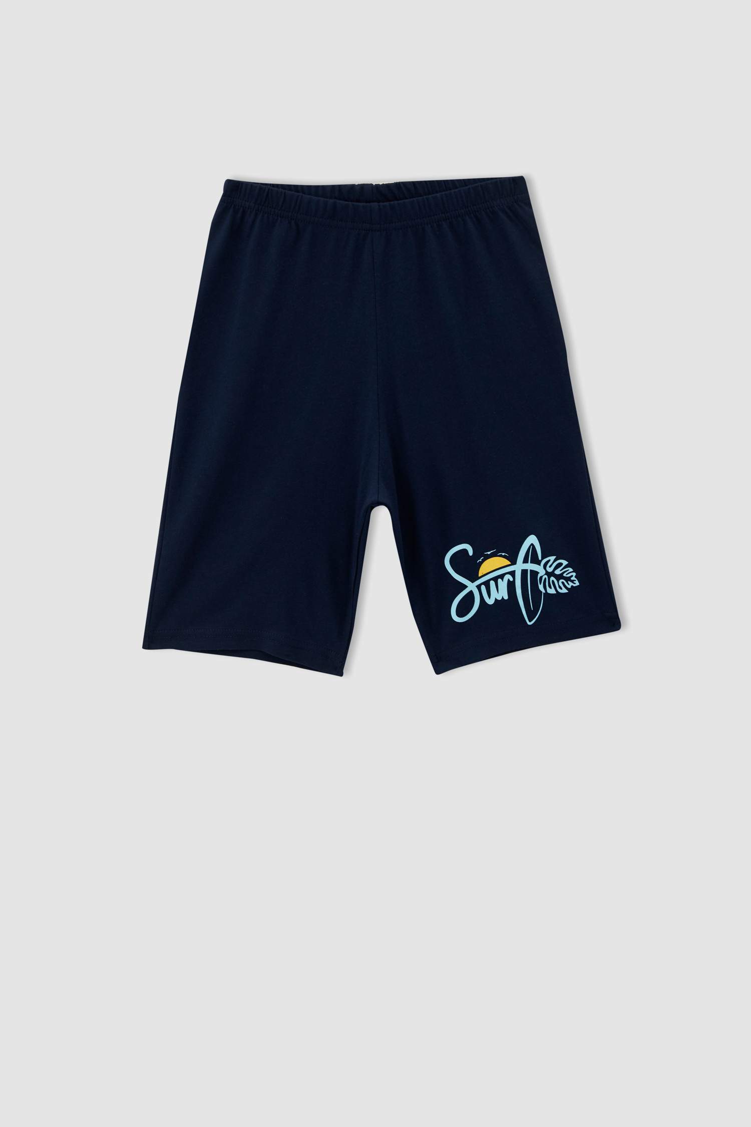 Erkek Çocuk Sörf Desenli Kısa Kollu Pijama Takımı