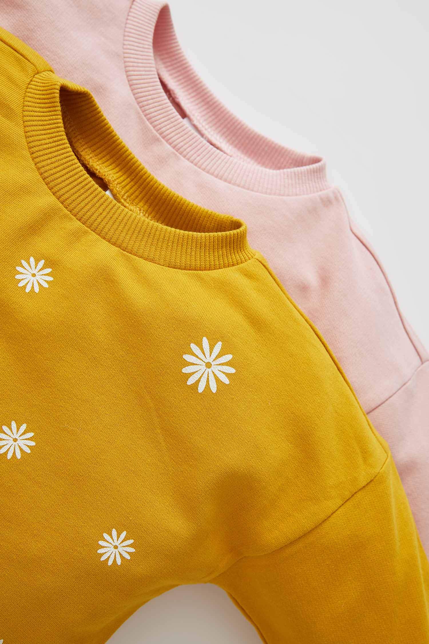 Kız Bebek Regular Fit 2'li Sweatshirt