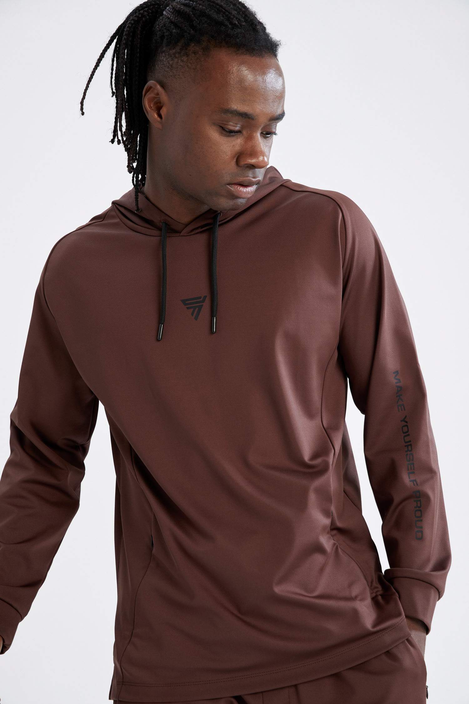 Standart Fit Kapüşonlu Baskılı İçi Yumuşak Tüylü Sweatshirt