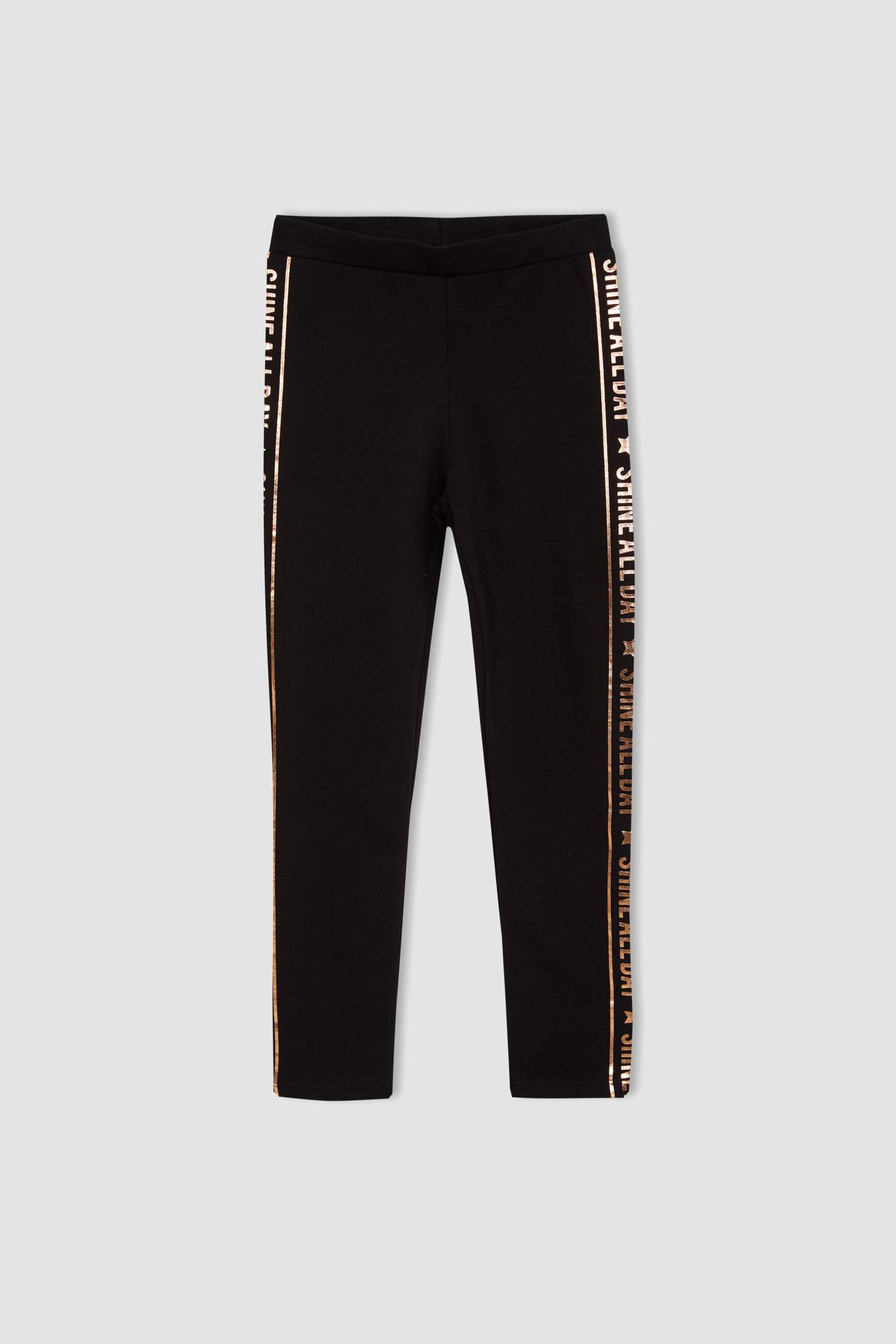 Kız Çocuk Regular Fit Tekli Tayt