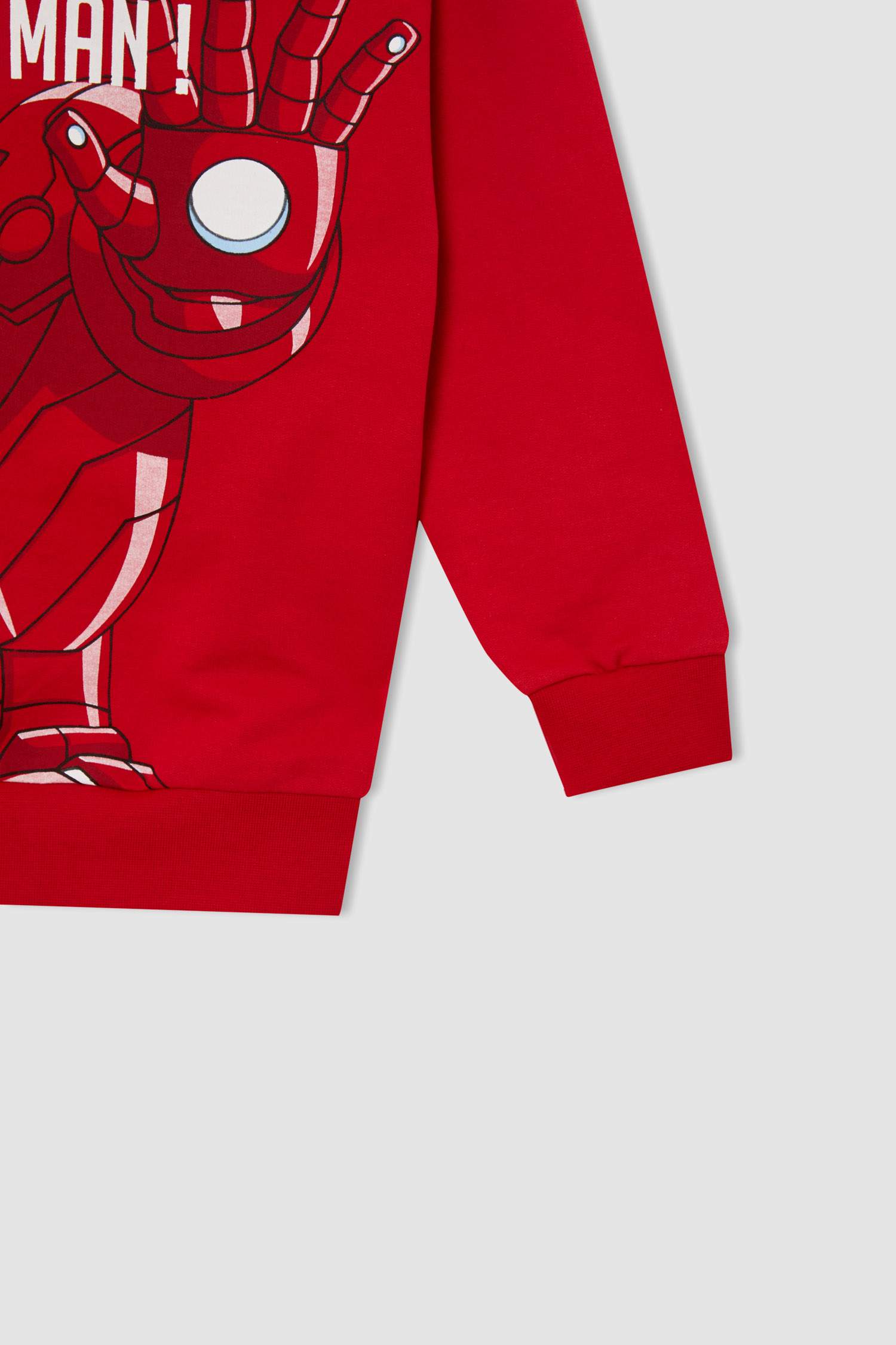 Erkek Çocuk Relax Fit Marvel Lisanslı Kapüşonlu Sweatshirt