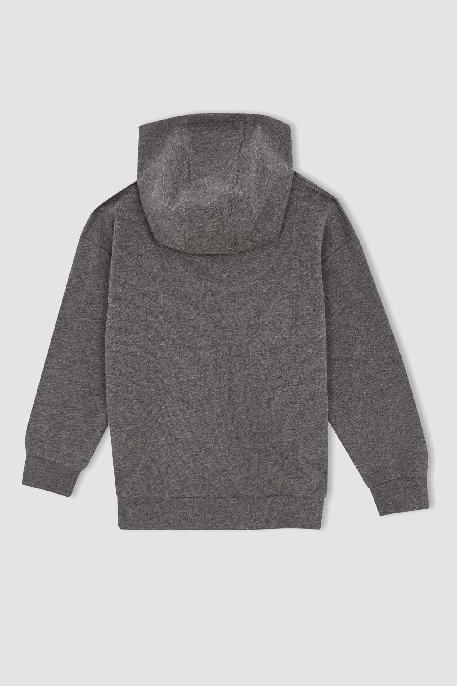 Erkek Çocuk Marvel Lisanslı Regular Fit Lisanslı Kapüşonlu Sweatshirt